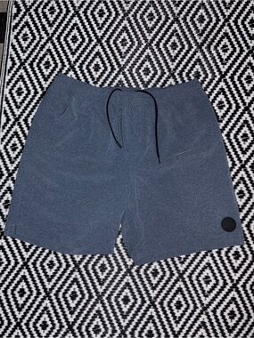 Chubbies Amphibious Hybrid Gym Swim Athletic Shorts Mens Large Gray 7" Ins Swim
